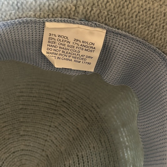 Angora Light Blue Bucket Hat - Picture 3 of 4